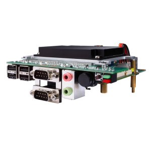 Одноплатный компьютер PICO841VGA-E3845 w/IO & ACCESSORIES PICO841 с процессором Intel Atom E3845 (1.91 ГГц), LVDS/VGA, Gigabit Ethernet, 2 x COM, 4 x