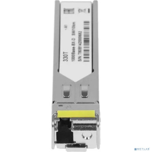 D-Link 330T/10KM/A1B WDM SFP-трансивер с 1 портом 1000Base-BX-D (Tx:1550 нм, Rx:1310 нм) для одномодового оптического кабеля (до 10 км, разъем Simplex