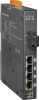 Коммутатор 4 x PoE 10/100BaseTX, 1 x 10/100BaseFX, одномод, разъем SC, дальность передачи до 30 км, металлический корпус