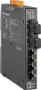 Коммутатор 4 x 10/100BaseTX, 2 x 10/100BaseFX, многомод, разъем SC, металлический корпус