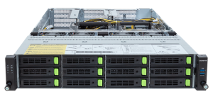 Шасси серверное Gigabyte Server Platform R283-SF0 / 2U / 2xIntel (Gen4/5) / 2xHS / 32xDIMM / 12xLFF NVMe/SAS/SATA / 4xGPUs DS / 1xOCP 3.0 / 1xFHHL / 2