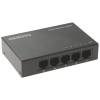 Неуправляемый коммутатор OSNOVO SW-5F Неуправляемый коммутатор Fast Ethernet на 5 портов. Порты: 5 x FE (10/100Base-TX). Auto MDI/MDIX Встроенная гроз