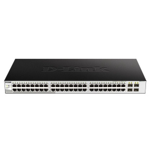 Коммутатор D-Link DGS-1210-52/ME/B1A Управляемый коммутатор 2 уровня с 48 портами 10/100/1000Base-T и 4 портами 1000Base-X SFP{3} (429200)