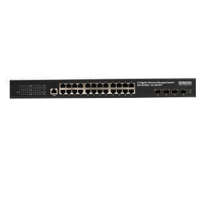 Коммутатор Osnovo Коммутатор/ SW-24G4X-2L Управляемый L3 Gigabit Ethernet на 24xRJ45 + 4x10G SFP+ Uplink. Порты: 24 x GE (10/100/1000Base-T) + 4 x 10G SFP+