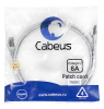 Cabeus PC-SSTP-RJ45-Cat.6a-2m-LSZH Патч-корд S/FTP, категория 6а (10G), 2xRJ45/8p8c, экранированный, серый, LSZH, 2м Cabeus PC-SSTP-RJ45-Cat.6a-2m-LSZH Патч-корд S/FTP, категория 6а (10G), 2xRJ45/8p8c, экранированный, серый, LSZH, 2м