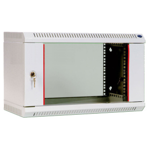 Шкаф ЦМО Шкаф телекоммуникационный настенный разборный ЭКОНОМ 9U (600х350) дверь стекло