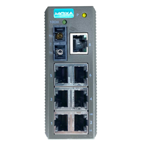 Компактный коммутатор 7 x 10/100BaseTX, 1 x 100BaseFX (многомодовое оптоволокно) в пластиковом корпусе