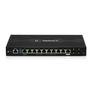 Маршрутизатор Ubiquiti EdgeRouter 12 |ER-12| Ubiquiti маршрутизатор 4 ядра (1 ГГц), 10х 1G RJ45, 2х SFP, раздача PoE, |ER-12| (023962)
