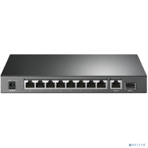 TP-Link TL-SG1210P Настольный коммутатор с 9 гигабитными портами RJ45 (8 портов PoE+) и портом SFP