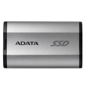 Накопитель A-DATA Твердотельный накопитель/ ADATA External SSD SD810, 2000GB, Type-C, USB 3.2 Gen2х2, up to R/W 2000/2000 MB/s, 72.7x44x12.2mm, Silver (5 лет)