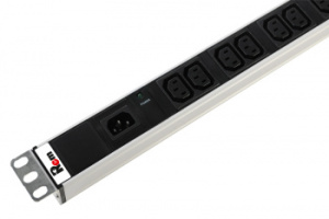 Блок распределения питания Rem Rem-10 R-10-10C13-I-440-Z гор.размещ. 10xC13 базовые 10A C14