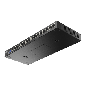 Коммутатор Коммутатор Zyxel GS1100-16ES, 16xGE, DIP-switch, настольный, бесшумный
