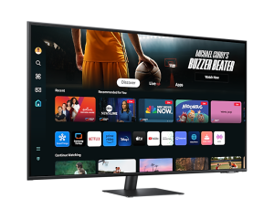 Samsung 43" Smart display M7 M70D S43DM700UI (VA 32:9 3840x2160x60Hz 4ms 300cd 5000:1 178/178 1,07B HDMI x2; USB-C (65 Вт) USB2.0x2 SmartServ(Tizen™),