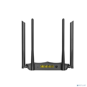 TENDA AC8 Wi-Fi маршрутизатор двухдиапазонный стандарта AC1200 , 4 внешние антенны 6dBi, 1-port 10/100/1000Mbps WAN, 2-ports 10/100/1000Mbps LAN