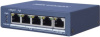 Коммутатор HIKVISION DS-3E0505P-E 1x100Мбит/с 4x1Гбит/с 4PoE+ 60W неуправляемый Коммутатор HIKVISION DS-3E0505P-E 1x100Мбит/с 4x1Гбит/с 4PoE+ 60W неуправляемый