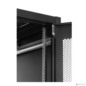 ЦМО Шкаф телекоммуникационный напольный ЭКОНОМ 42U (600 x 1000) дверь перфорированная 2 шт., цвет черный (ШТК-Э-42.6.10-44АА-9005)