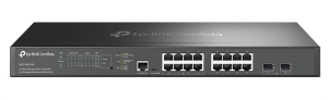 коммутатор TP-Link SG3218XP-M2, Omada 16-Port 2.5GBASE-T and 2-Port 10GE SFP+ L2+ Managed Switch with 8-Port PoE+