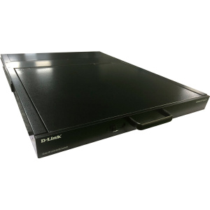 Коммутатор D-LINK КВМ переключатель/ DKVM-IP16LCD 16-port KVM over IP Switch, 1x100Base-TX, VGA+USB ports, 19" LCD
