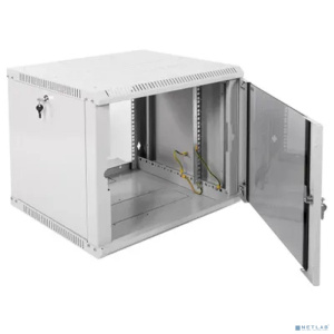 ЦМО Шкаф телекоммуникационный настенный разборный 9U (600х520) дверь стекло (ШРН-Э-9.500) (1 коробка)