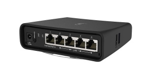 Маршрутизатор/ hAP ac2 Dual-Concurrent 2.4/5GHz AP, 802.11a/b/g/n/ac, Five Gigabit Ethernet ports, USB for 3G/4G support, universal tower case and