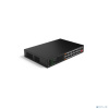 DAHUA DH-SF1018LP 18-портовый неуправляемый коммутатор с РоЕ, 16xRJ45 100Mb PoE, 2xRJ45 1Gb, суммарно 135Вт, коммутация 7.2 Гбит/с, MAC-таблица 8К, ме