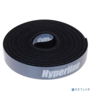 Hyperline WASNR-5x16-BK Лента (липучка) в рулоне, ширина 16 мм, длина 5 м, черная