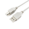 Кабель USB2.0 Cablexpert CC-USB2-AMBM-6-N, AM/BM, медь, Pro, 1.8м, серый, пакет Кабель USB2.0 Cablexpert CC-USB2-AMBM-6-N, AM/BM, медь, Pro, 1.8м, серый, пакет
