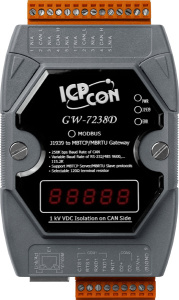 1-портовый преобразователь J1939 в Modbus RTU/Modbus TCP (с кабелем CA-0910-C в комплекте)