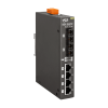 Коммутатор 4 x PoE 10/100BaseTX, многомод, 2 оптических порта, разъем SC, металлический корпус