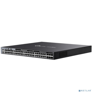 TP-Link SG6654XHP Стекируемый управляемый коммутатор 3-го уровня Omada с 48 гигабитными портами PoE+ и 6 портами SFP+