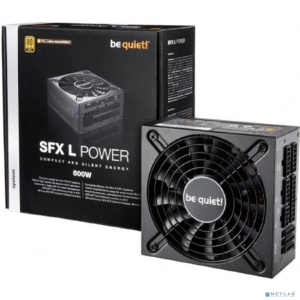 BeQuiet! SFX L Power 600W / SFX 3.3, APFC, 80 PLUS Gold, 120mm fan, full modular / BN239