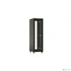 Hyperline TTBR-4262-DD-RAL9004 Шкаф напольный 19-дюймовый, 42U, 2055x600х1200 мм (ВхШхГ), передняя и задняя распашные перфорированные двери (75%), руч