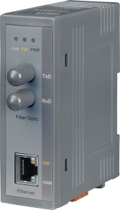 Медиаконвертер Ethernet 10/100BaseTX в 100BaseFX, многомод, разъем ST