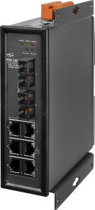 Управляемый коммутатор 6 x 10/100BaseTX, 2 x 100BaseFX, многомод, разъем SC, металлический корпус