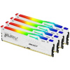 Память оперативная/ Kingston 64GB 5200MT/s DDR5 CL40 DIMM (Kit of 4) FURY Beast White RGB XMP