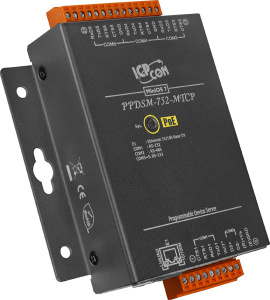 5-портовый программируемый преобразователь Modbus RTU/ASCII в Modbus TCP с возможностью питания PoE