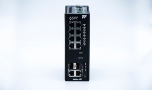 Управляемый коммутатор c 8 портами PoE 10/100Base-T(X) (разъем RJ45), 2 Combo-портами (10/100/1000BaseTX или 100/1000BaseSFP)