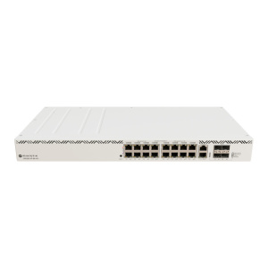 Коммутатор/ CRS320-8P-8B-4S+RM Cloud Router Switch with dual-core 800 MHz CPU, 256 MB RAM, 98DX226S switch chip, 17 x Gigabit Eth ports (8 x 802.3af
