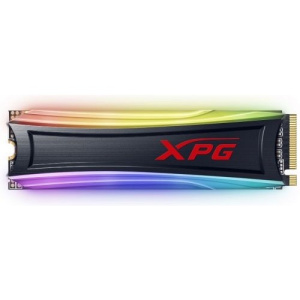 A-DATA M.2 2280 2TB XPG SPECTRIX S40G RGB AS40G-2TT-C PCIe Gen3x4 with NVMe,3D TLC, Customizable RGB lighting, Heatsink AS40G-2TT-C