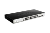 Коммутатор D-Link Управляемый L2 PoE-коммутатор, 24x1000Base-T PoE, 4x1000Base-X SFP, PoE-бюджет 193 Вт, защита от статического электричества до 6 кВ