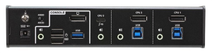 КВМ перевключатель ATEN 3-Port USB-C DisplayPort KVMP Switch with PD +PSU