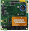 Одноплатный компьютер VEX-6253-3GE, форм-фактор PC/104, процессор Vortex86EX 400 Мгц, 128 Мбайт DDR3, Mini PCIe (для 3G), SD card, x-ISA, 5х COM, 2х U