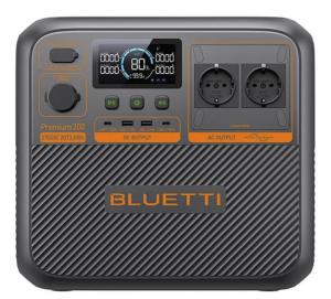 Портативная зарядная станция Bluetti Premium 200 V2 Portable Power Station, 2700W/2074Wh, LiFePO4, 24,24kg