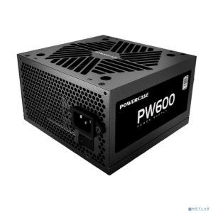 Powercase PW600 (80 Plus, ATX 2.31, 600W, APFC, DC-DC, 120mm Fan) / PS-600W-DC
