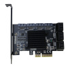 Контроллер STLab ORIENT AJ1166S10, PCI-Ex4 v3.0, SATA3.0 6Gb/s, 10-port int, ASM1166+JMB585 chipset, Контроллер STLab ORIENT AJ1166S10, PCI-Ex4 v3.0, SATA3.0 6Gb/s, 10-port int, ASM1166+JMB585 chipset,