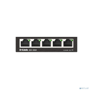 D-Link DGS-1005D/R1A Неуправляемый коммутатор с 5 портами 10/100/1000Base-T