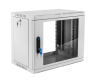 Шкаф ЦМО Шкаф телекоммуникационный настенный сварной 9U (600 350) съёмные стенки, дверь стекло