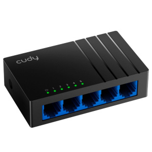 Коммутатор CUDY 5-Port Gigabit Desktop Switch 8-Port Gigabit Desktop Switch, 8 10/100/1000M RJ45 Ports, IGMP Snooping, Loop Detection/Prevention, 802.