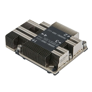 Пассивный кулер SuperMicro SNK-P0067PD в корпус 1U и в сокет LGA3647-0, рассеивает до 140Вт тепла