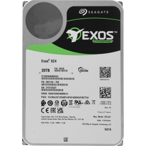 Жесткий диск серверный Seagate 3.5" 20TB Exos х24 7200RPM 6GB/S 512MB